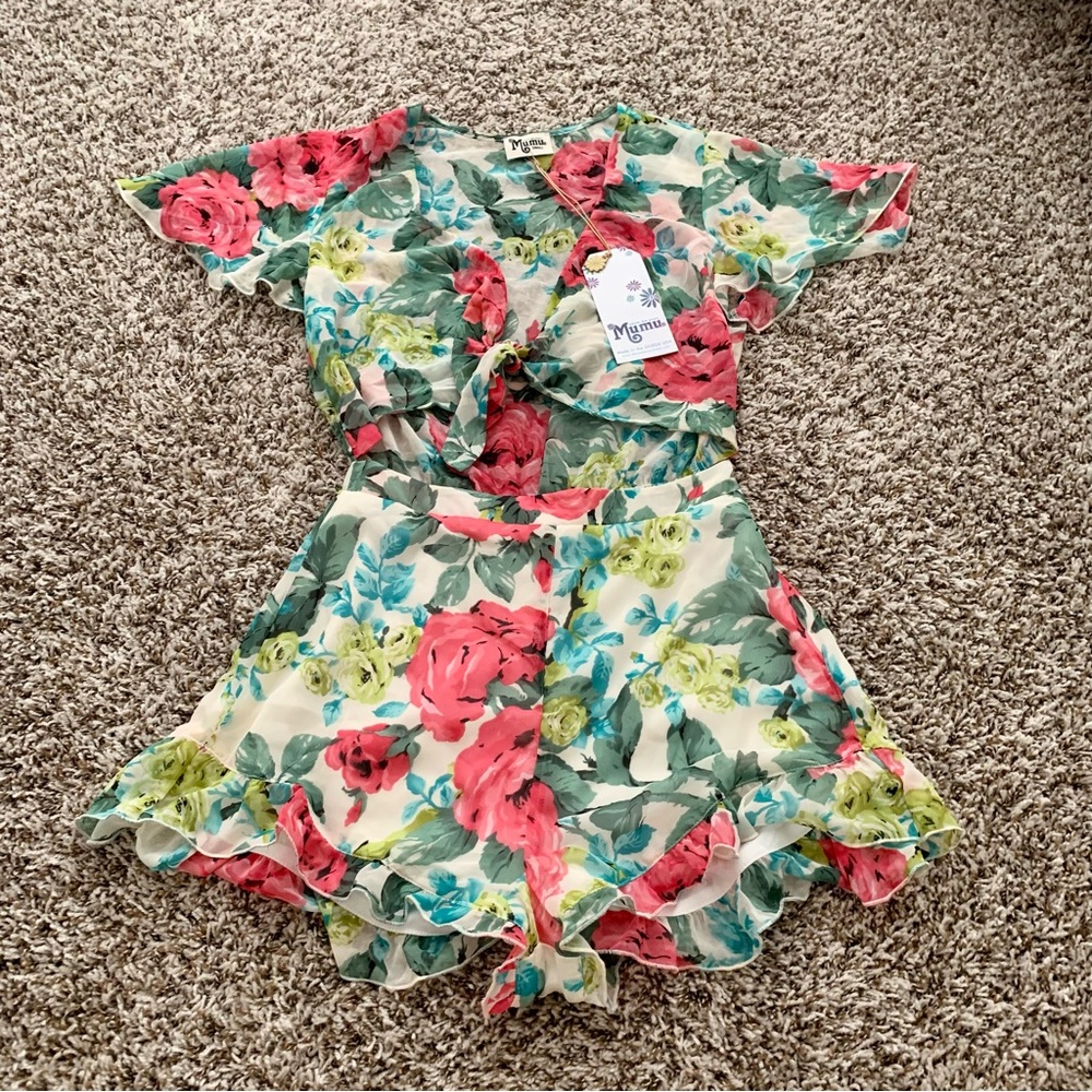 Show Me Your Mumu Floral Romper